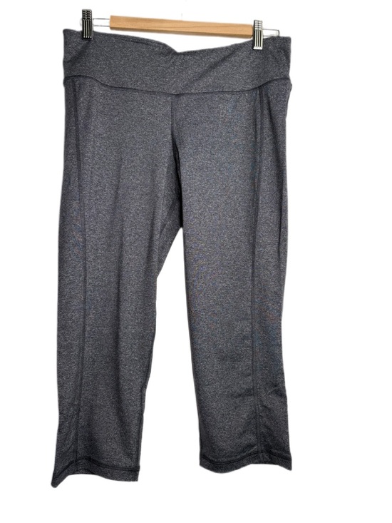 Old Navy Pants - Old Navy Active Fitted Marled Charcoal Cropped Leggings